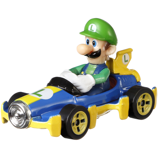 Hot Wheels Mario Kart - Luigi Mach 8 1:64 Diecast Vehicle