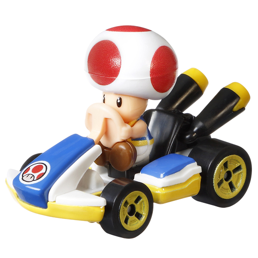 Hot Wheels Mario Kart - Toad Standard Kart 1:64 Diecast Vehicle