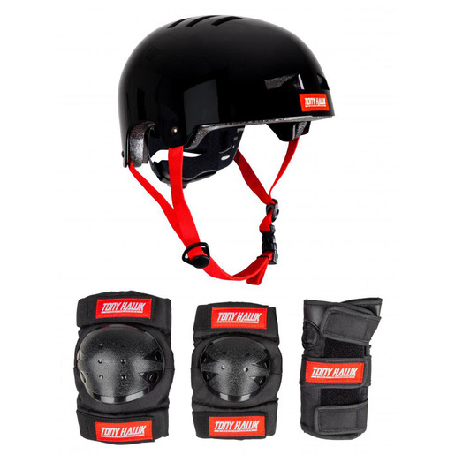 Tony Hawk Protective Set Helmet and Pads - 4-8 Years