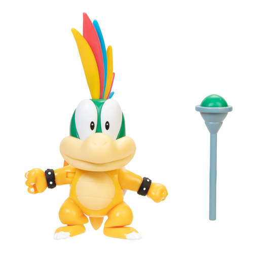 Super Mario - Lemmy with Wand 10cm Figure