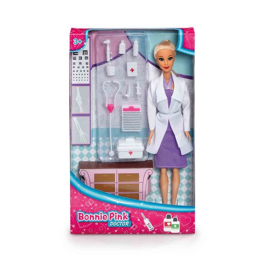Bonnie Pink   Doctor Doll Playset