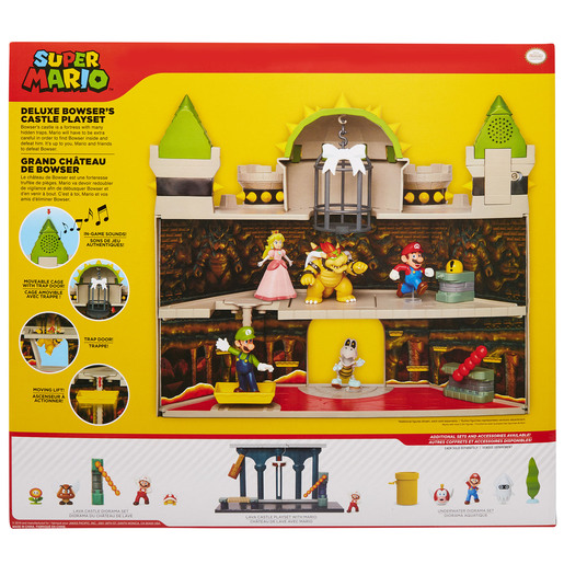 Super Mario Bowser's Castle Playset with 2.5" Figure