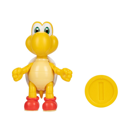 Super Mario 4' Figure - Red Koopa Troopa with Coin