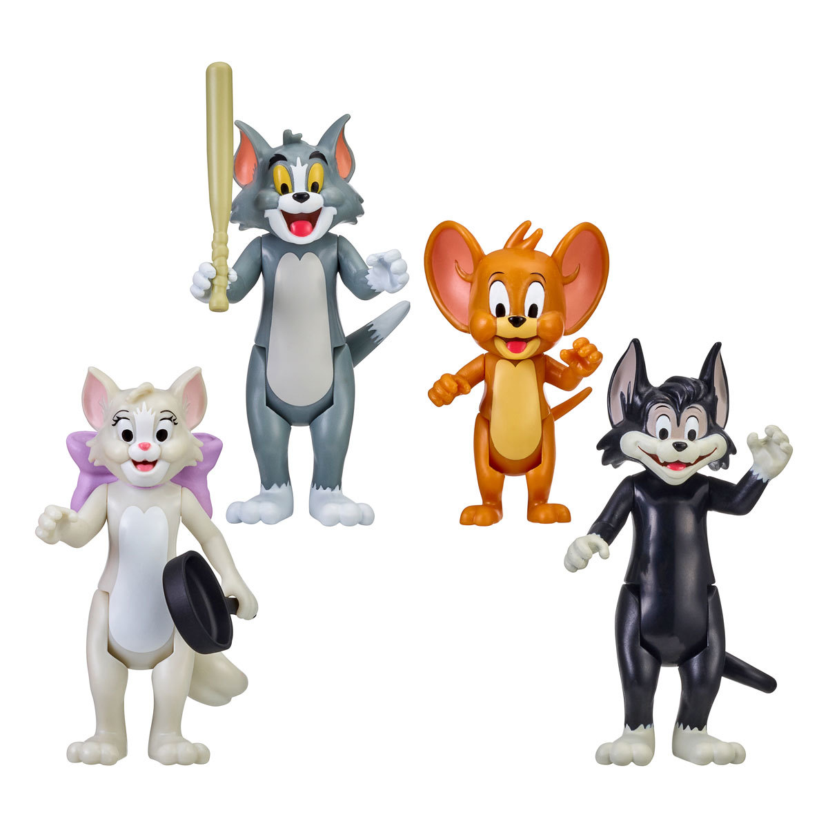 Tom & Jerry Friends & Foes: Tom, Jerry, Toots & Butch 4 Figure ...