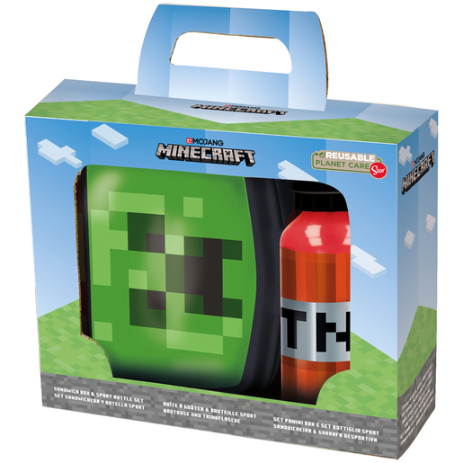 Sandwich Box Minecraft Plastic