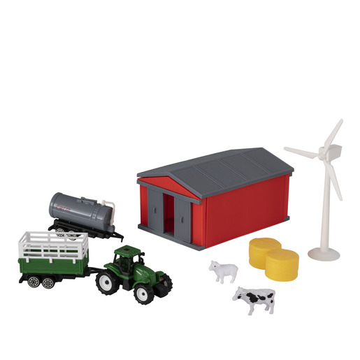 Country Life - Farmyard Tractor & Figures Playset
