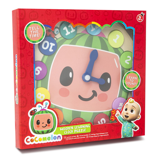 Image of CoComelon Wooden Learning Clock