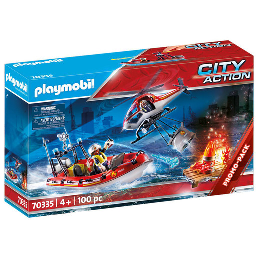 Playmobil 70335 City Action Fire Rescue Mission Playset