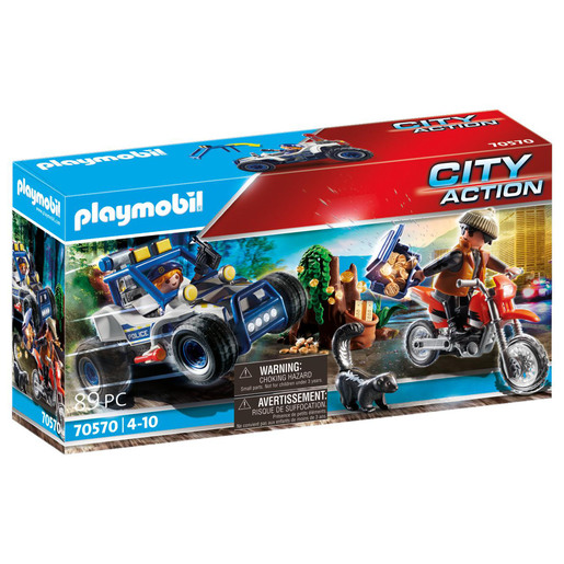 Playmobil 70570 City Action Police Off Road Car With Jewel Thief