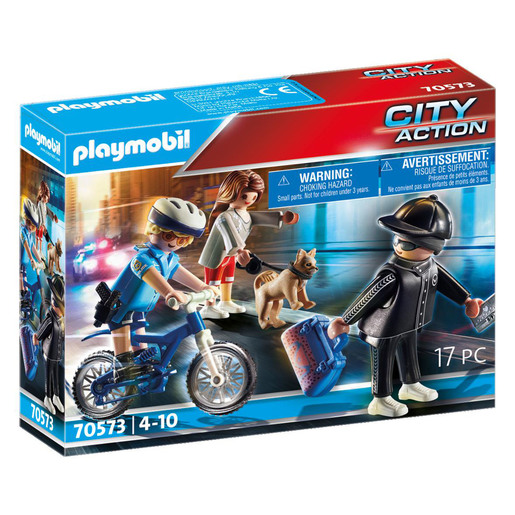 Playmobil 70573 City Action Police Bicycle With Thief