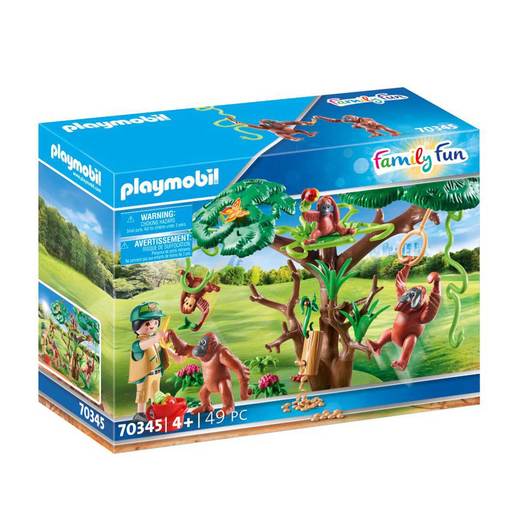 Playmobil 70345 Family Fun Orangutans With Tree