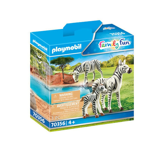 Playmobil 70356 Family Fun Zebras With Foal