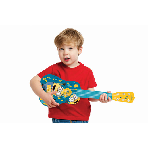 Lexibook Universal Despicable Me Agnès & Fluffy My first guitare, 6 nylon strings, 53 cm, guide included, Pink / White, K200DES1 Lexibook Universal Despicable Me Agnès & Fluffy My first guitare, 6 nylon strings, 53 cm, guide included, Pink / White, K200DES1