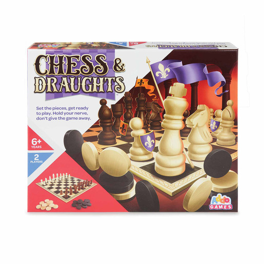 Addo Games Chess and Draughts Board Game