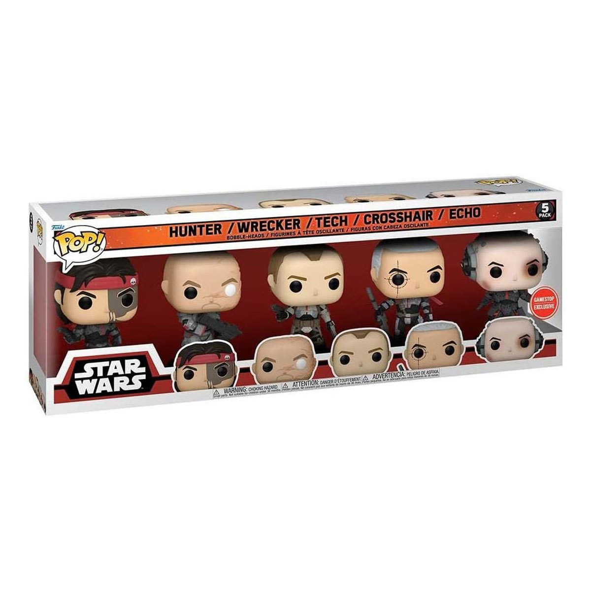 Funko Pop! Star Wars: The Bad Batch Collection 5 Pk | The Entertainer