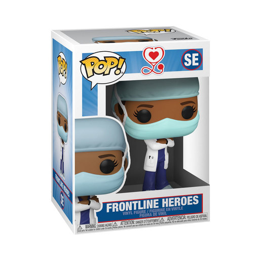 Funko Pop! Frontline Heroes - Dark Blue Scrubs & White Lab Coat (Female)