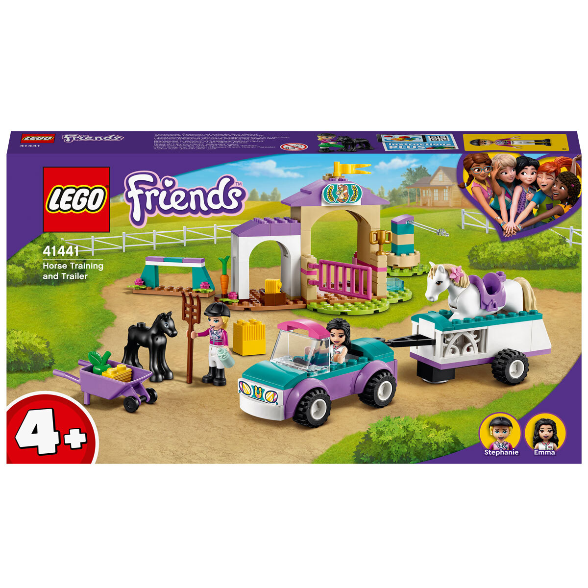 spor titel lotus LEGO Friends Horse Training and Trailer Toy 41441 | The Entertainer