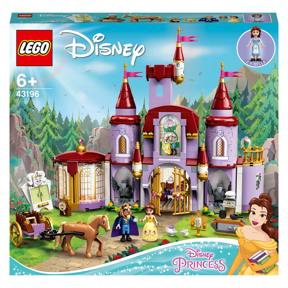 LEGO Disney Belle the Castle Building Toy | The Entertainer