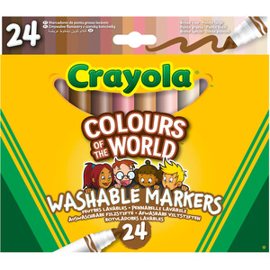 Crayola Colours of Kindness 10 Pack Washable Fine Line Markers