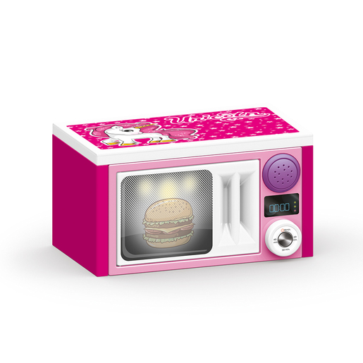 Dolu Unicorn Pink Microwave Oven and Accessories