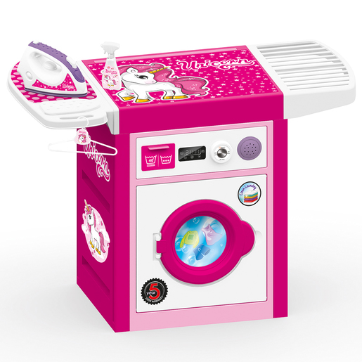 Dolu Unicorn Pink Washing Machine and Accessories