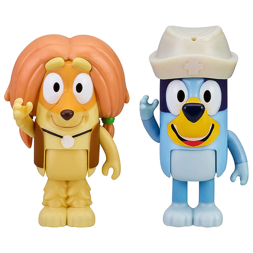 Bluey Doctor Checkup - Bluey & Indy Figure 2 Pack