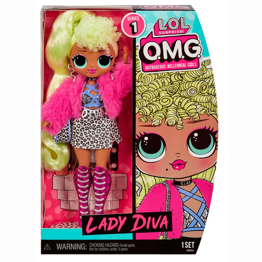 LOL Surprise! Outrageous Millennial Girls Lady Diva Doll Fashion