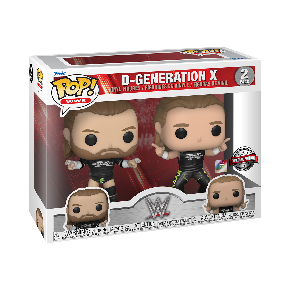 Funko Pop! WWE D-Generation X - Triple H and Shawn Michaels Vinyl Figures |  The Entertainer