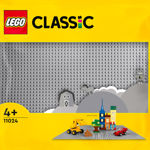 LEGO Classic Grey Baseplate 48x48 Building Board 11024