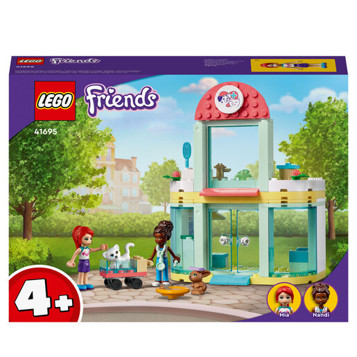 LEGO Friends Pet Clinic Vet Set with Animal Figures 41695 | The Entertainer