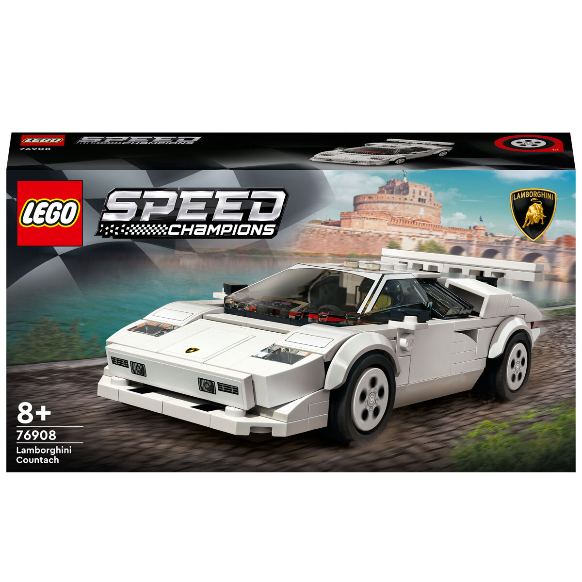 LEGO Speed Champions Lamborghini Countach Race Car Set 76908 | The  Entertainer