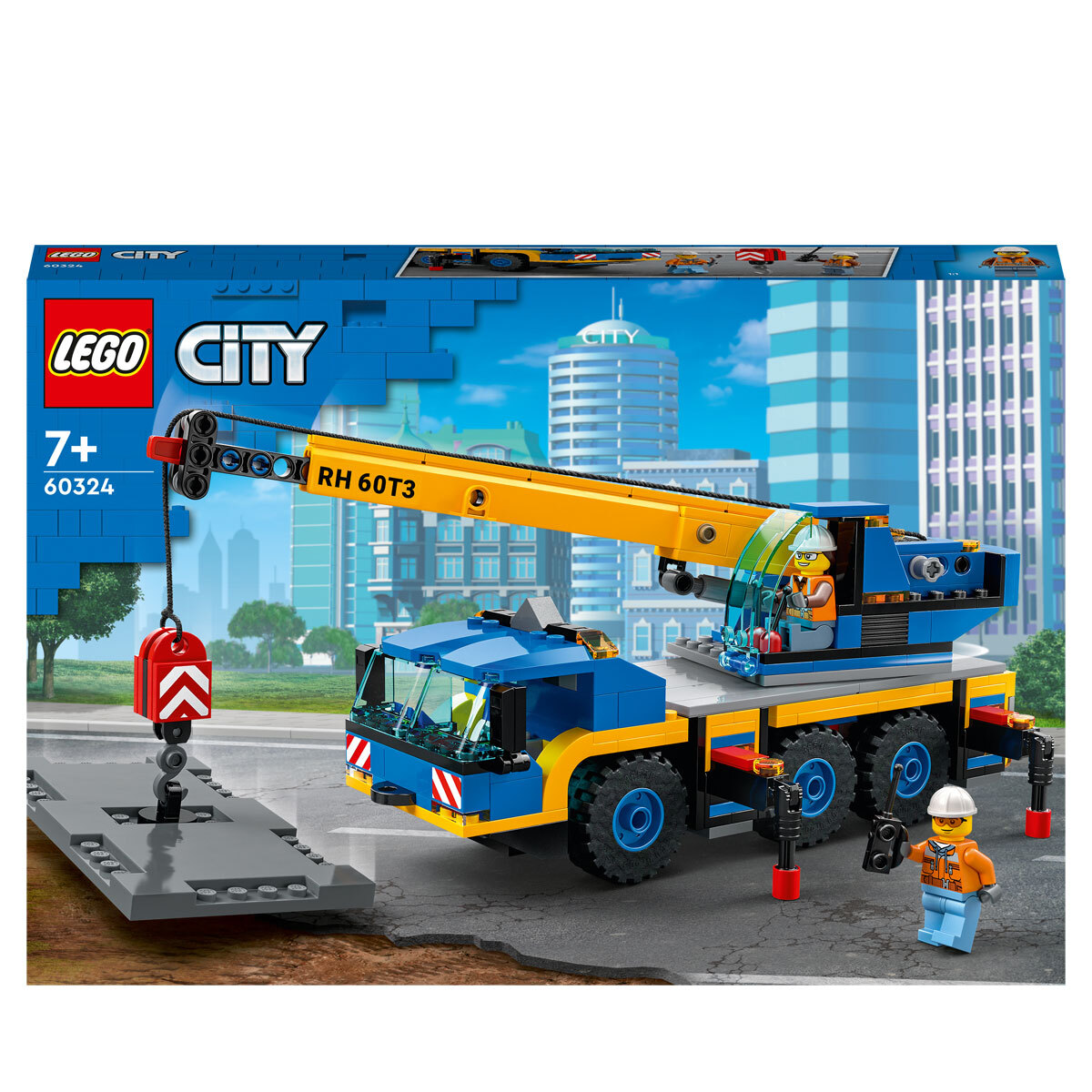 LEGO City Great Vehicles Mobile Crane Truck Toy 60324