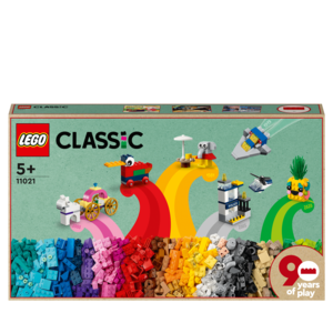 LEGO Classic 90 Years of Play Building Bricks Box Set 11021