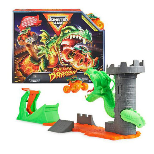Monster Jam 1:64 Dueling Dragon Playset