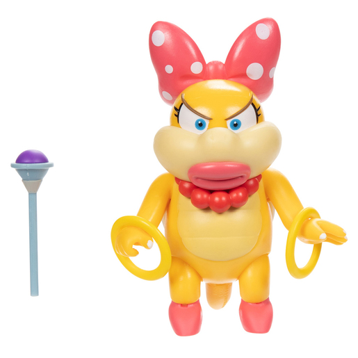 Super Mario - Wendy with Magic Wand 10cm Figure