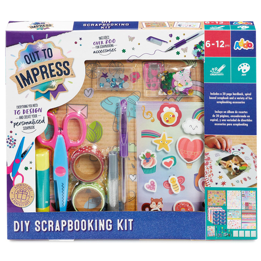 Create Your Own Scrapbook Kit Arts & Craft Kids Scrap book Kit Art