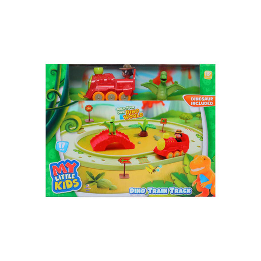 My Little Kids Dino Train Track and Dinosaur Playset The Entertainer
