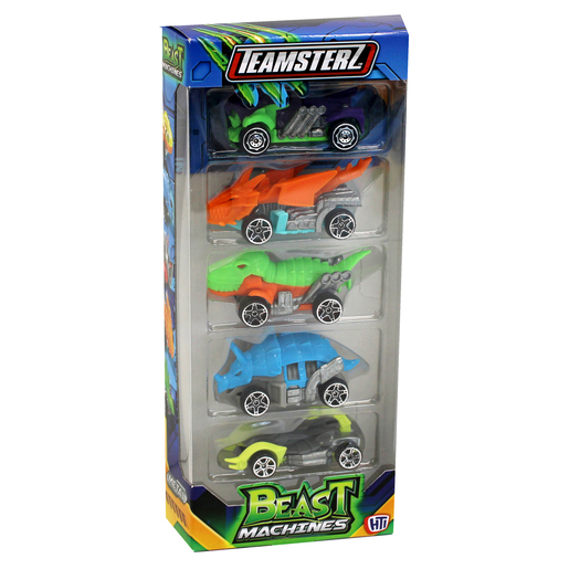 Teamsterz Beast Machines 5 Car Pack (Styles Vary)