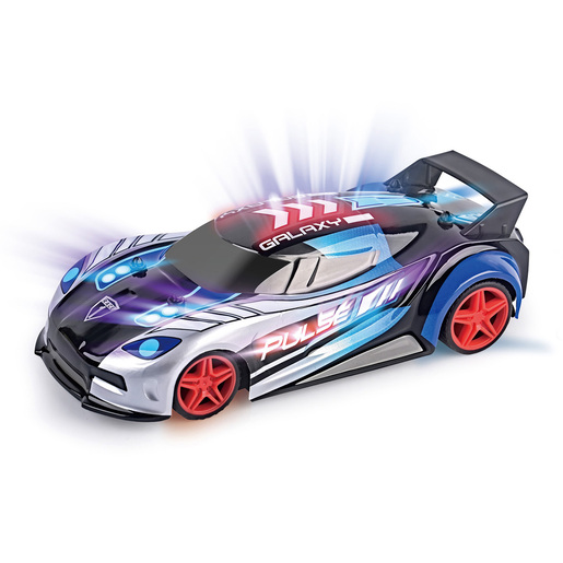 RC Craze Flashing Lights Racer Remote Control Car Blue 1:20