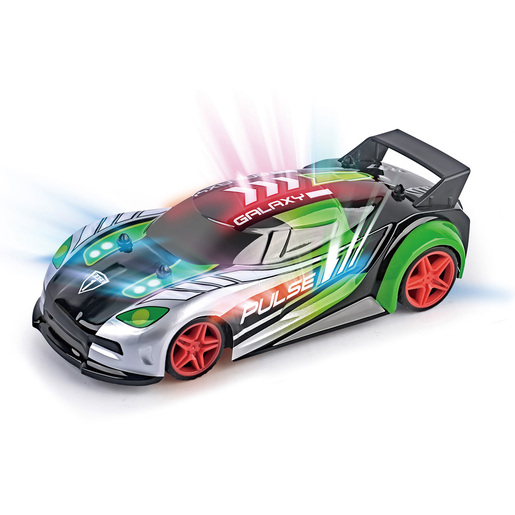 RC Craze Flashing Lights Racer Remote Control Car Green 1:20