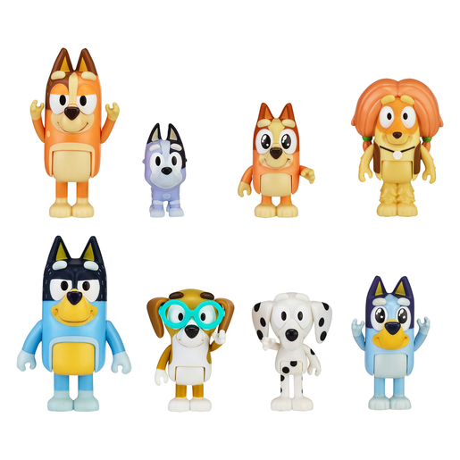 Bluey’s Family and Friends 8-Figure Pack | The Entertainer