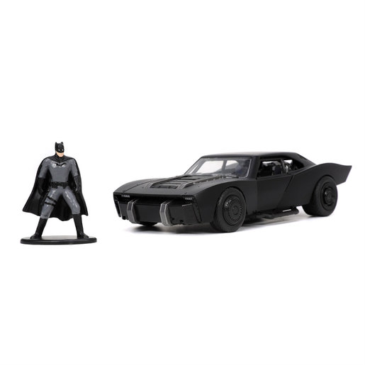 Image of Batman 1:32 Diecast Batmobile with Batman Figure - DC The Batman Movie