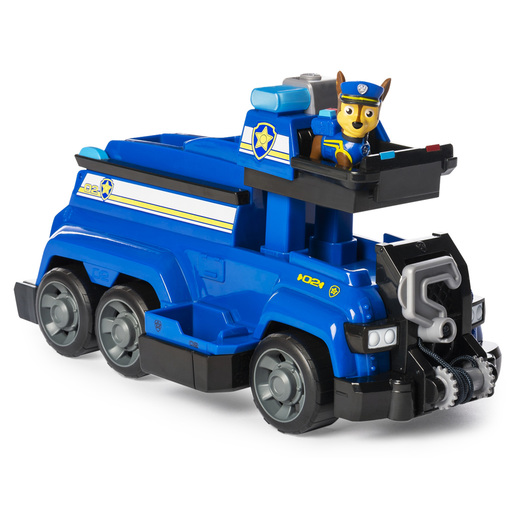 Paw Patrol Total Team Rescues: Chase's Team Police Cruiser Vehicle with 6 Pup Figures