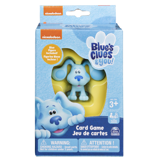 Blue's Clues & You Card Game and Blue Figure