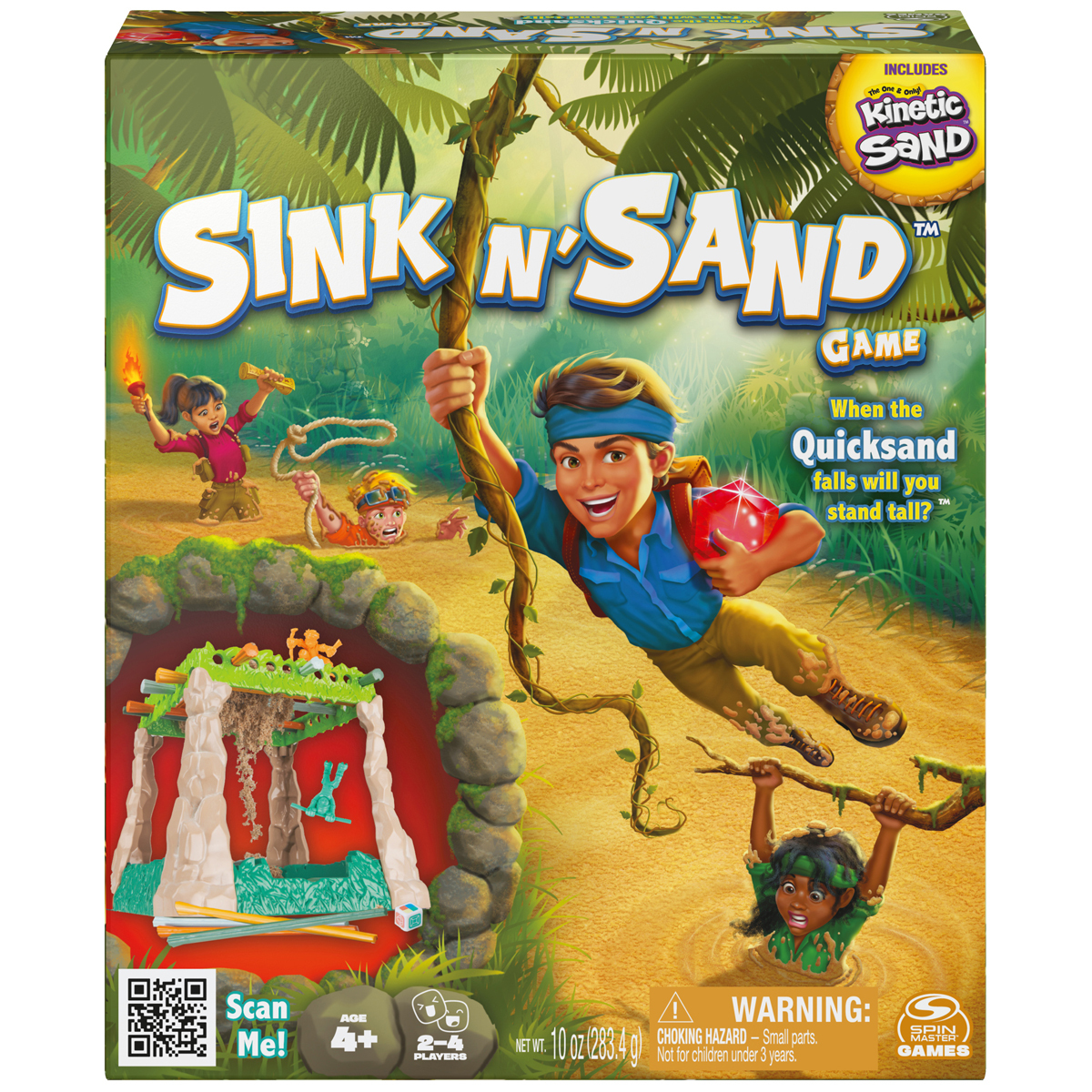 Sink N' Sand Game with Kinetic Sand