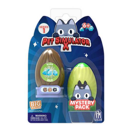 Pet Simulator X Mystery Figure Hangers / Factory Sealed Box Of 24 Pack