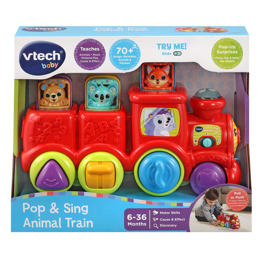 VTech Baby Pop & Sing Animal Train