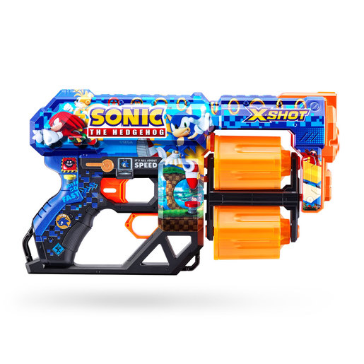 XSHOT Skins: Sonic the Hedgehog Blaster with 12 Darts by ZURU