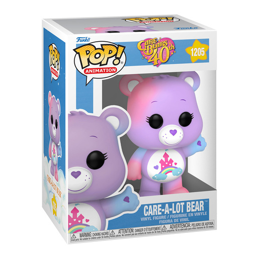Funko Pop! Animation: Care Bears 40th - Care-A-Lot Bear Vinyl Figure | The Entertainer