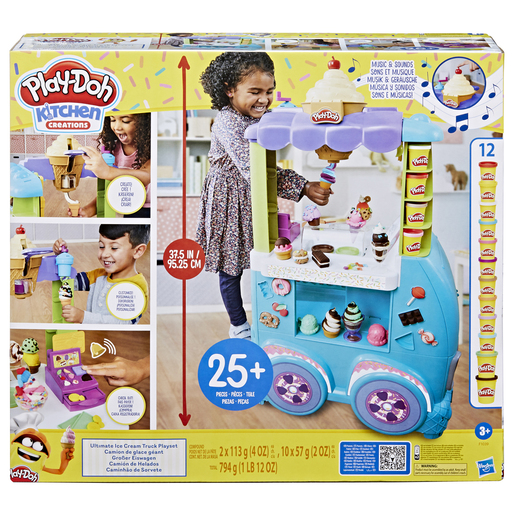 Play-Doh Kitchen Creations Ultimate Ice Cream Truck Playset | The Entertainer